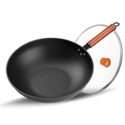 China Newest viable elegant yiteng cast iron wok gas wok with fashion fashion for sale