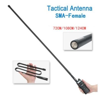 China Cs Tactische Antenna, VHF UHF 144/430Mhz Opvouwbaar Voor Dual Band Sma-Female Cs Tactische Antenna 50W for sale