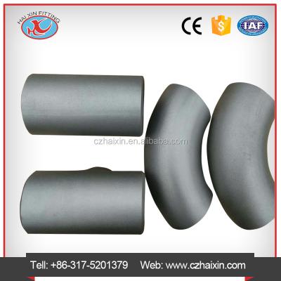 China Carbon steel carbon steel butt-welded fitting with black oil, sch40, ASME/ANSI B16.9 for sale