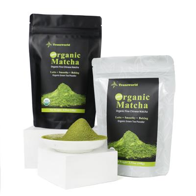 China Green Tea Powder Organic Matcha Private Label Dropshipping Matcha Grade Product for sale