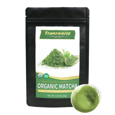 China Instant Matcha Tea Powder Whosale Green Tea Japan Matcha Powder Green Tea for sale