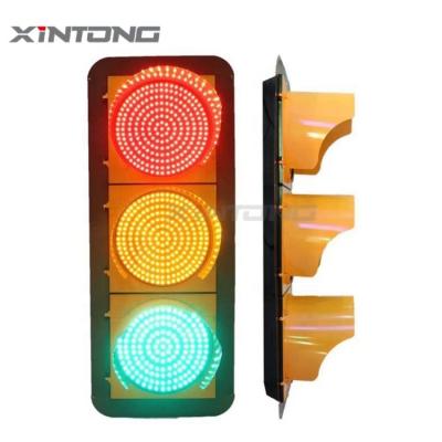 China Traffic Safety Led Warning Lights XINTONG Factory Supplier 3 Way Led Signal 300mm Traffic Lights for sale