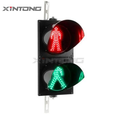 China Traffic Safety Led Warning Lights XINTONG 200mm Green 300mm PC Dynamic Led Pedestrian Traffic Light Red 200mm On Sale for sale