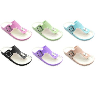 China Wholesale PVC Flip Flop Kids Sandals High Quality Summer Outdoor Flat Anti-slippery Beach Children's Shoes Sandals for sale