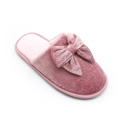 China New Design Cheapest Warm Flat Winter Women Indoor Fashion Quiet Slippers House Shoes Soft Slippers for sale