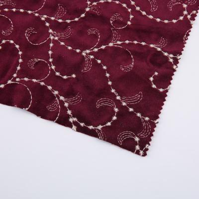 China Best Selling Anti Static Embossed Velvet Cloth Fabric Velvet 300gsm for sale