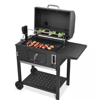 China Easily Assembled Portable Backyard BBQ Party Outdoor Kitchen Cooktops Barbecue Grill Table Cart Charcoal BBQ Korean Grill for sale