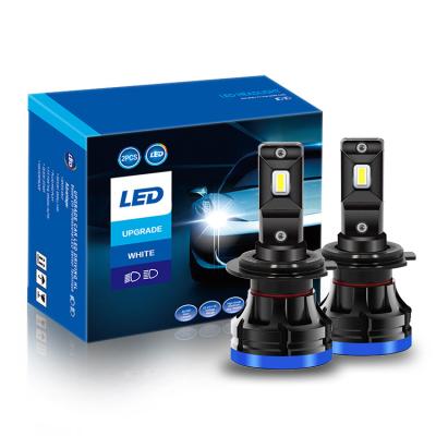 China High Quality OEM Mini Car Auto 72W 16000LM 6000K 6500K 9005 H1 H11 H7 H4 LED Headlight Bulb Aviation Aluminum+Copper Substrate for sale