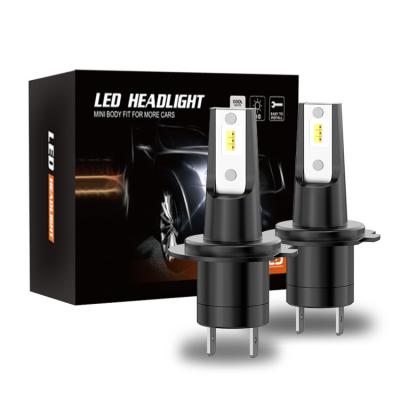 China GREENCITY Aviation Aluminum Customized All In One Mini LED Headlight Bulb 24W 2000LM H7 LED Fog Light for sale