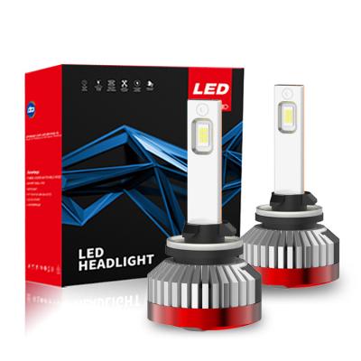 China Super Bright 2022 New Arrival Double Pipe Cooper CANBUS Headlight External Built-in High Low Lamp 110W 8000LM 881 Beam Mini Car LED for sale