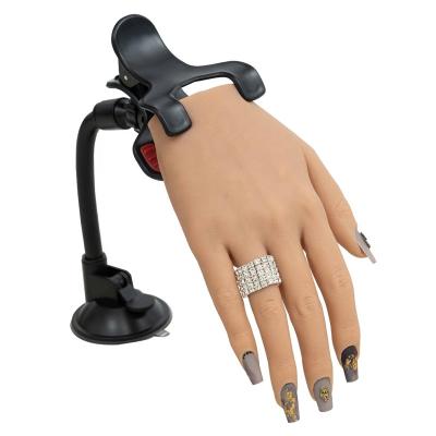 China TG ONE Realistic Practice Nail Training Practice Hand Model Fake Hand Silicone Nail Practice Hand for sale