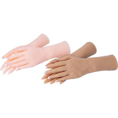 China Newest Lifelike For Nail Art Model Female Silicone Practice Hand Mannequin for sale