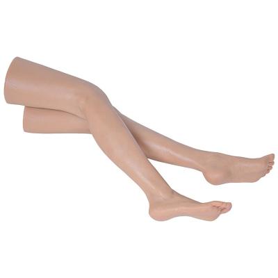 China 2020 Hot Sale TPE Silicone Mannequin Foot Prosthesis With Leg for sale