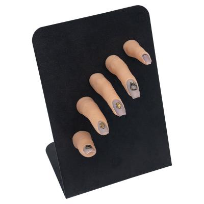 China TGONE Practice Realistic Nail Training Practice Hand Model Fake Hand Nail Silicone Practice Hand for sale