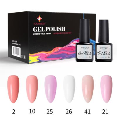 China UV Nail Polish Set Best Iconsign UV Gel Nail Extensions UV Light For Acrylic Nails IKA-009 for sale