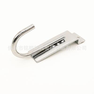 China Chi-square tube household garage slot plate hook hot sale single hook stainless steel color [MSMX] for sale