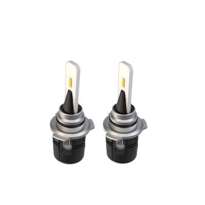 China Alloy+Copper Wholesale 9006 Aluminum Car Lights Led Auto Headlight HB4 60W 8400LM 9005 H11 H4 H7 Super Bright Small Size All-in-One Small Size Bulbs for sale