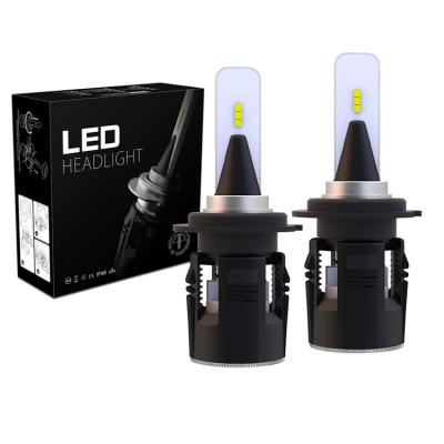 China factory 6063 aluminum wholesale car headlight led bulb 12v B6S 4300k h7 led headlight car lights with chips CSP-SOUEL-Y19 for sale