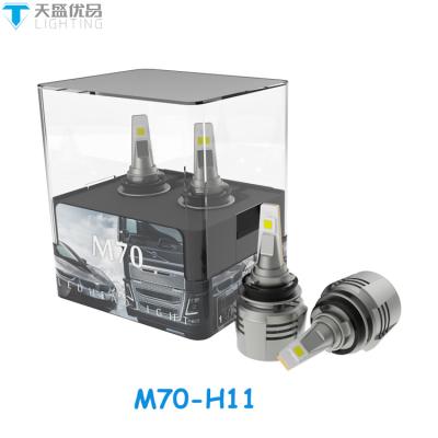 China Aluminum+red 9006 9012 d2s LED headlight bulbs motorcycles H11 H11 led headlight for sale