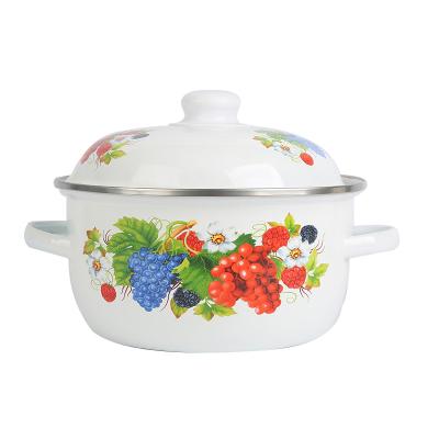 China Multiple models viable enamel cooking pot 10cm soup pot set cookware 8cm 9cm for sale for sale