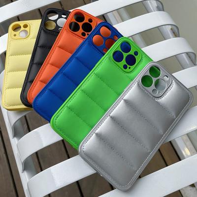 China Waterproof Wholesale Stylish Down Comfortable Cell Phone Case For iPhone 13 Case for sale