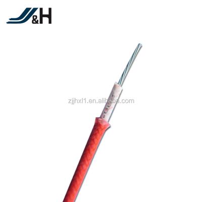 China Heating VDE Approval H05SJ-K Silicone Rubber Insulation With Fiberglass Braiding Cable for sale