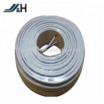 China 50m High Fidelity Stereo Speaker Cable 2x2.5mm White , Car Ofc Speaker Cable for sale