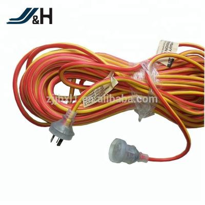 China Australian Industrial Equipment SAA Approval 3Pin 10A 250V Extension Cord SAA Power Cord for sale