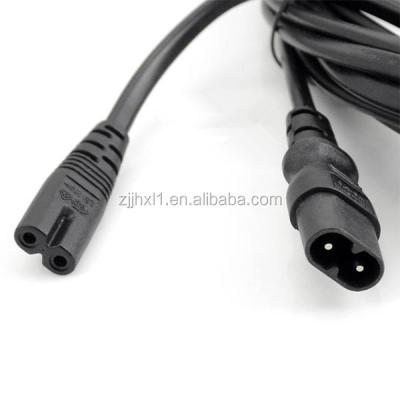 China C8 Home Appliance IEC Female End Type C7 To Type Power Extension Cord for sale