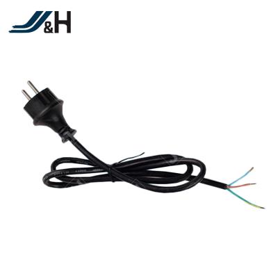 China European Standard 3 Pin Home Plug German Appliance Application Power Cord for sale