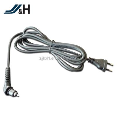 China Home Appliance Brazilian INMETRO Approval H05RR-F 2*0.75mm2 Swivel Power Cord For Hair Iron Dryer Flat Straightener for sale