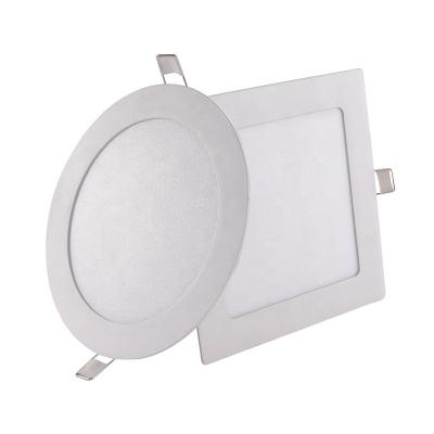 China Modern competitive prices led panel light 12w 18W led panel light slim flow molding 12 inch led panel light aluminum housing for sale