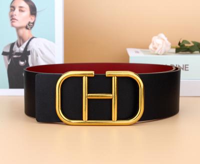 China Fashion.Casual 2022 brand slide buckle fashion belt cowhide belt unisex men and women belt custom made logo-330 for sale