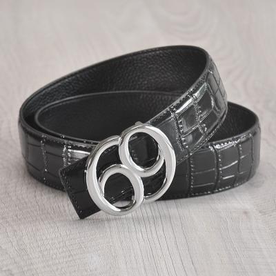 China Fashion.Casual 2022 brand slide buckle fashion belt cowhide belt unisex men and women belt custom made logo-341 for sale