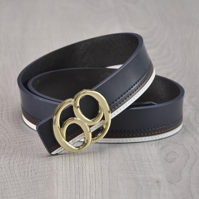 China Fashion.Casual 2022 brand slide buckle fashion belt cowhide belt unisex men and women belt custom made logo-344 for sale