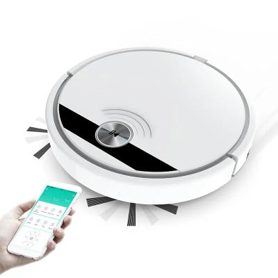 China 2022 Hot Selling APP Wet&Dry Robot Sweeping RS800 Hotel 2022 Smart Robot Vacuum Cleaner Machine Control 3in1 UV Lamp for sale