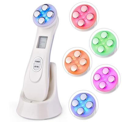 China Home use car rf beauty instrument led anti wrinkle rf facial face lift machine rf beauty device for lifting to tighten skin for sale