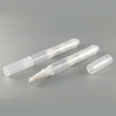 China Wholesale High Quality Empty Tube Plastic Clear Click Lip Gloss Private Label 2.8ml Cosmetic Pen for sale