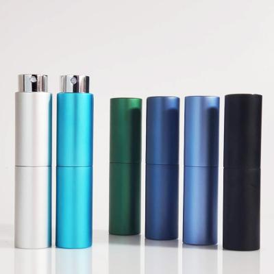 China Personal Care 5ml 8ml 10ml 15ml 20ml Empty Luxury Private Label Portable Metal Pocket Perfume Atomizer for sale