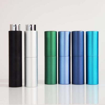 China Personal Care 5ml 8ml 15ml 20ml High Quality Portable 10ml Fine Mist Twist Perfume Custom Aluminum Spray Bottle for sale