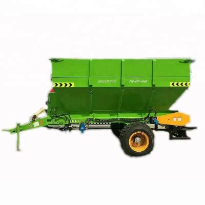 China New High Yield 5 Ton /6.5 Ton Green Cow Manure Fertilizer Spreader for sale