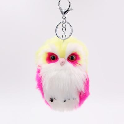 China Faux Fur Keychain KAZUFUR Faux Fur Key Chain Faux Fur Keychain Girls Gift for sale