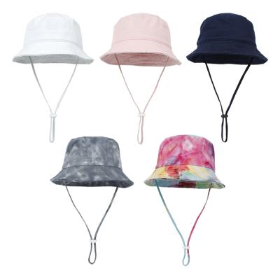 China Wholesale Sun Hat UV Cloth Baby Character Cotton Protection Baby Kids Bucket Hat for sale