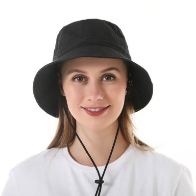 China Character Summer Fishman Hat For Ladies Taslon Quality Bucket Hat Adjustable Bucket Hat for sale