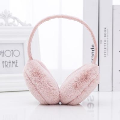 China KAZUFUR Fashion Winter Warm Faux Fur Earmuffs Children Warm Fur Ear Muff for sale