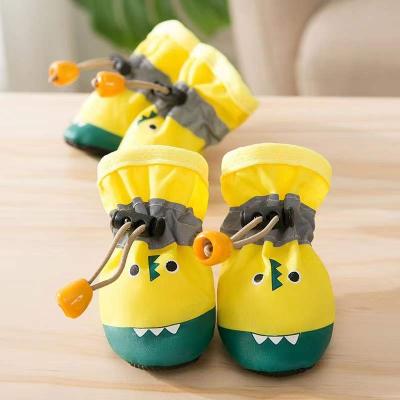 China Wholesale Designer Stocked Pet Apparel Waterproof Pet Dog Shoes Protective Outdoor Sneakers For Dogs for sale