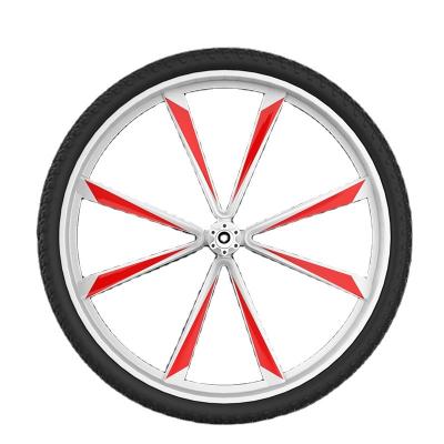 China Mountain Bikes Steer Original Magnesium Alloy 8 Spokes Bike Wheel Rim 700C for sale