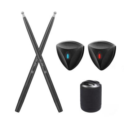 China New Design Professional Air Drum Stick Version Black Air Sound Drum Set Educational Toy Children's Drum Speaker Foot Sensor 116x81x81mm for sale