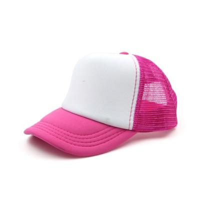 China Sporty Unisex Ready To Ship In Stock Heat-Transfer Summer Mesh Hat For Heat Press Print Sublimation Blank Custom Trucker Hats for sale