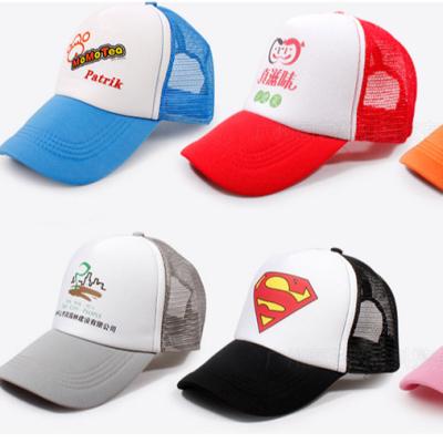 China OEM Summer Mesh Hat Sporty Heat Transfer Ready To Ship Fashion Sports Hat Mesh Foam Sublimation Blank Trucker Custom Logo for sale